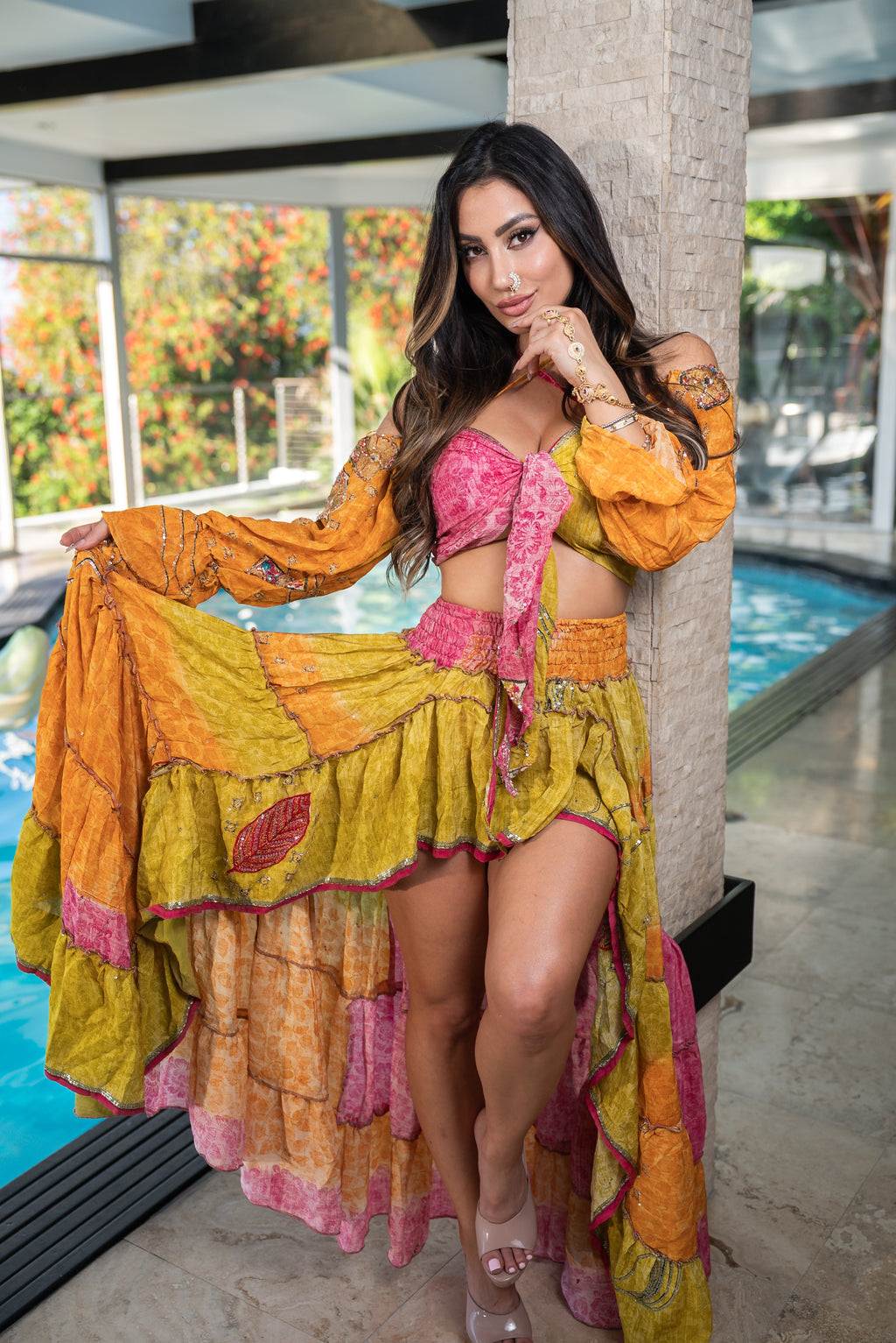 Spring Goddess Bollywood Set