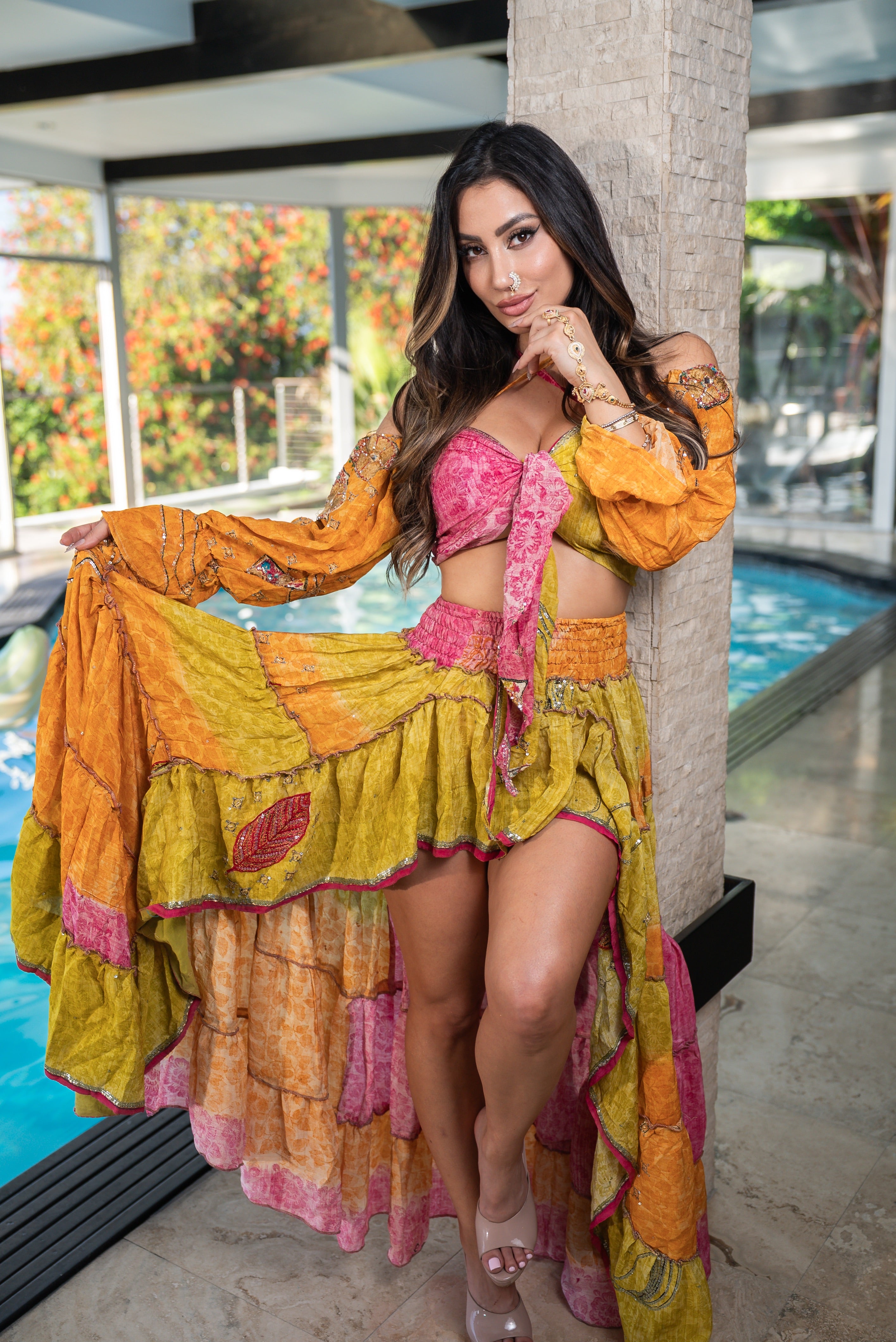 Spring Goddess Bollywood Set