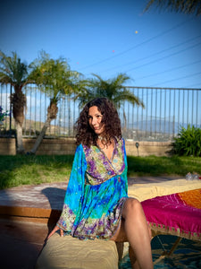 Blue Moonstone Babydoll Dress