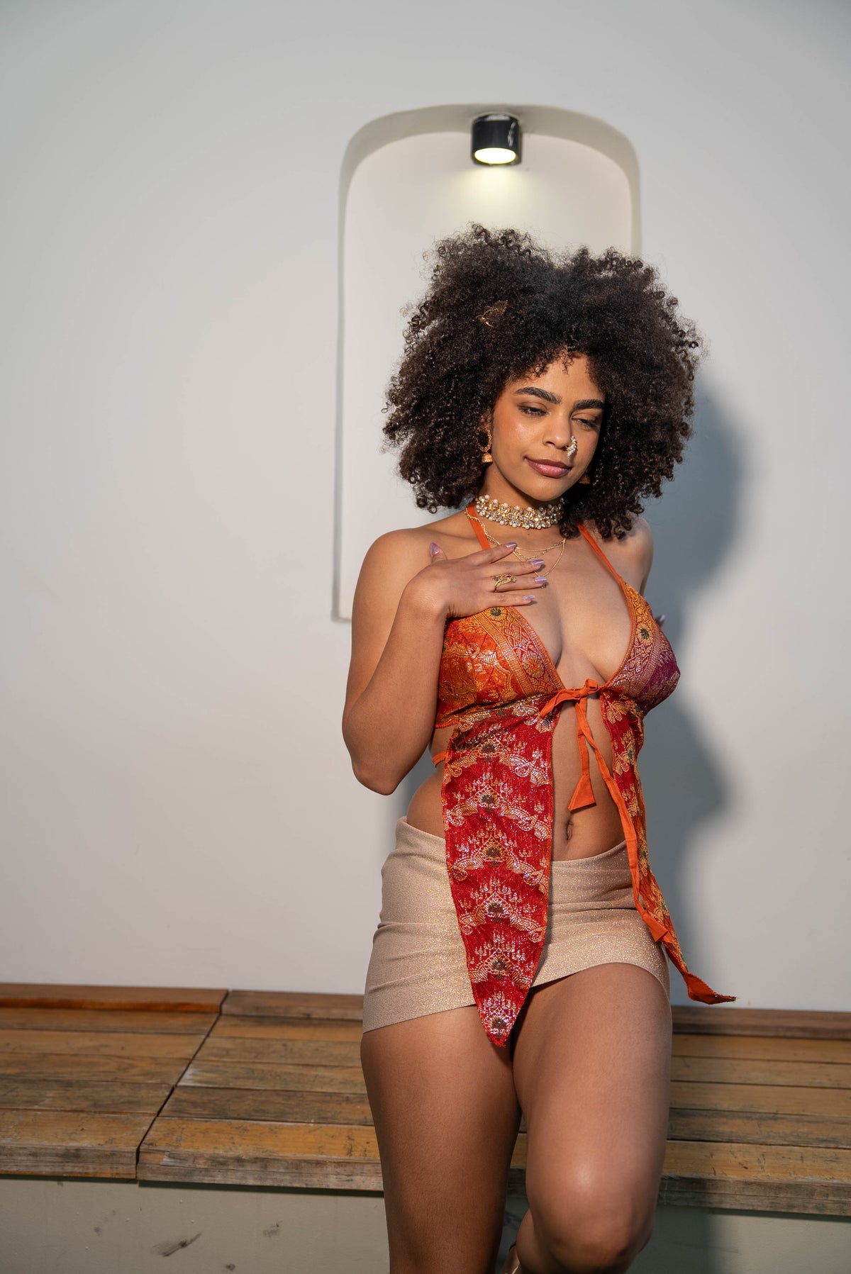 Kundalini Fire pixie wing top