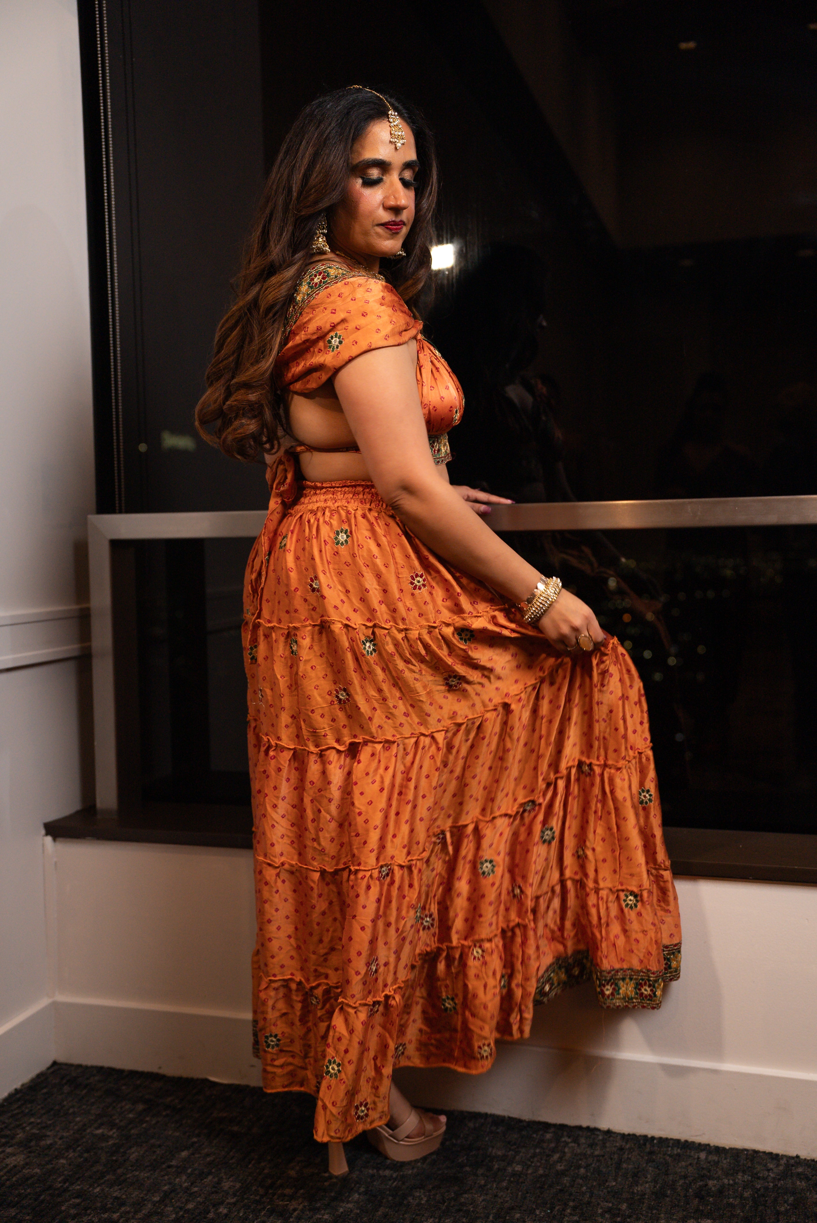 Bohemian Bandhani Bollywood Set