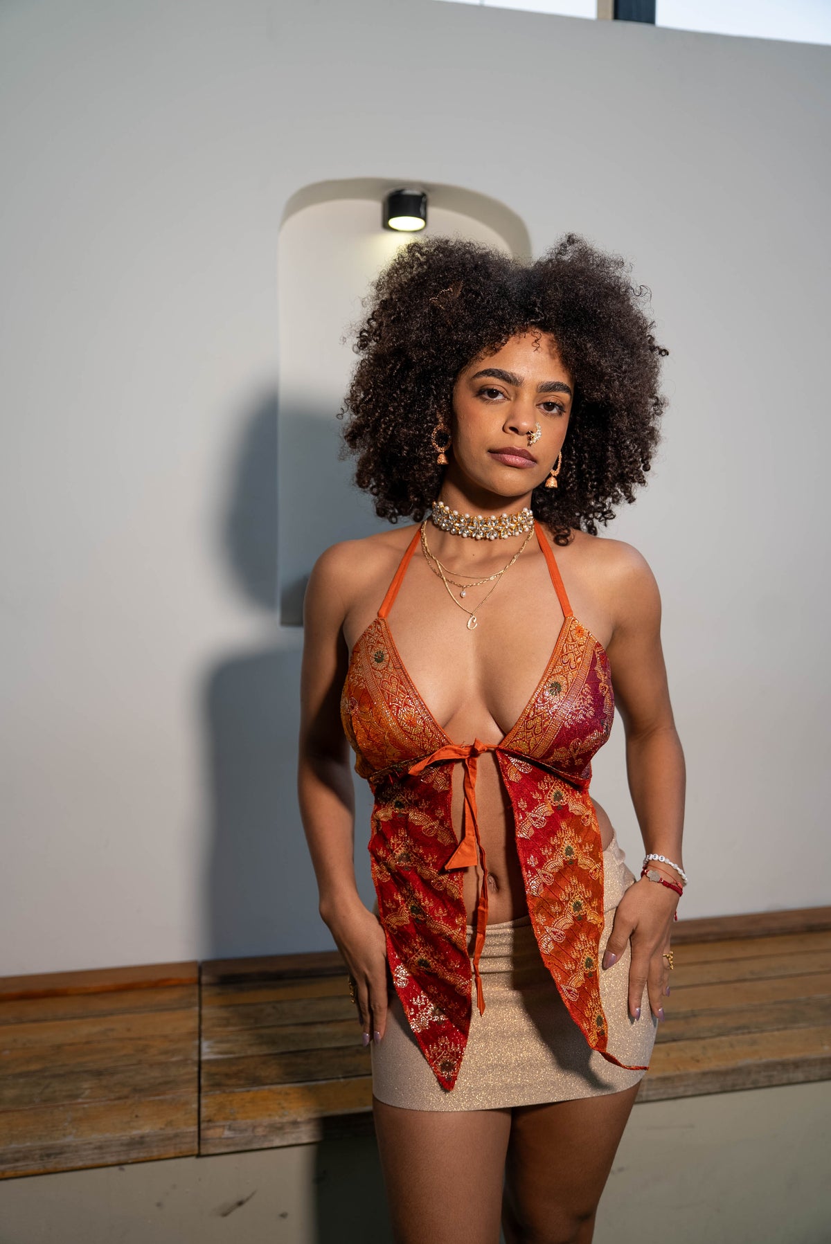 Kundalini Fire pixie wing top