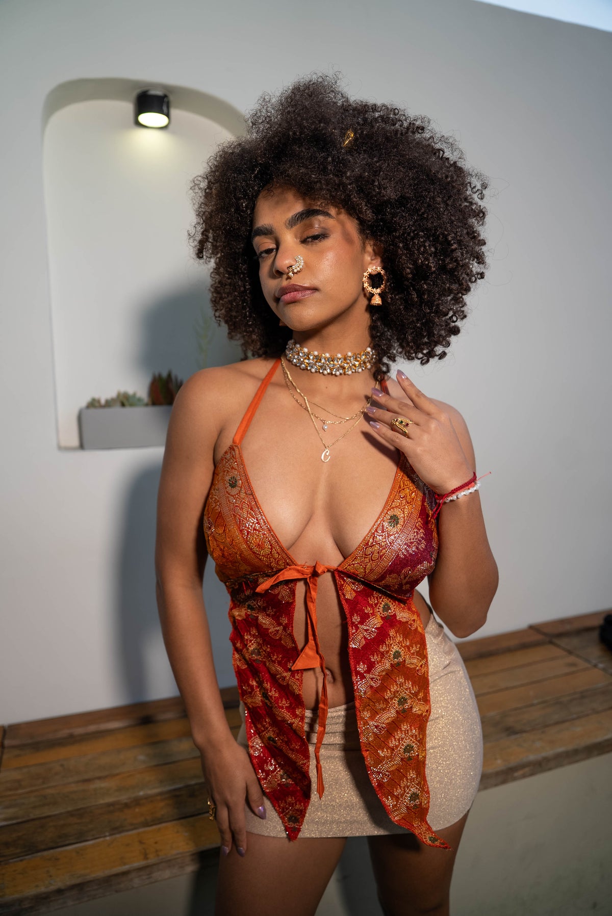 Kundalini Fire pixie wing top