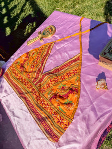 Bohemian sun halter top
