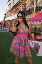 Load image into Gallery viewer, Pink Lotus Mini Magic Dress
