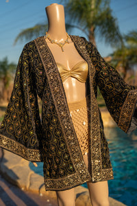 Golden Obsidian Kimono