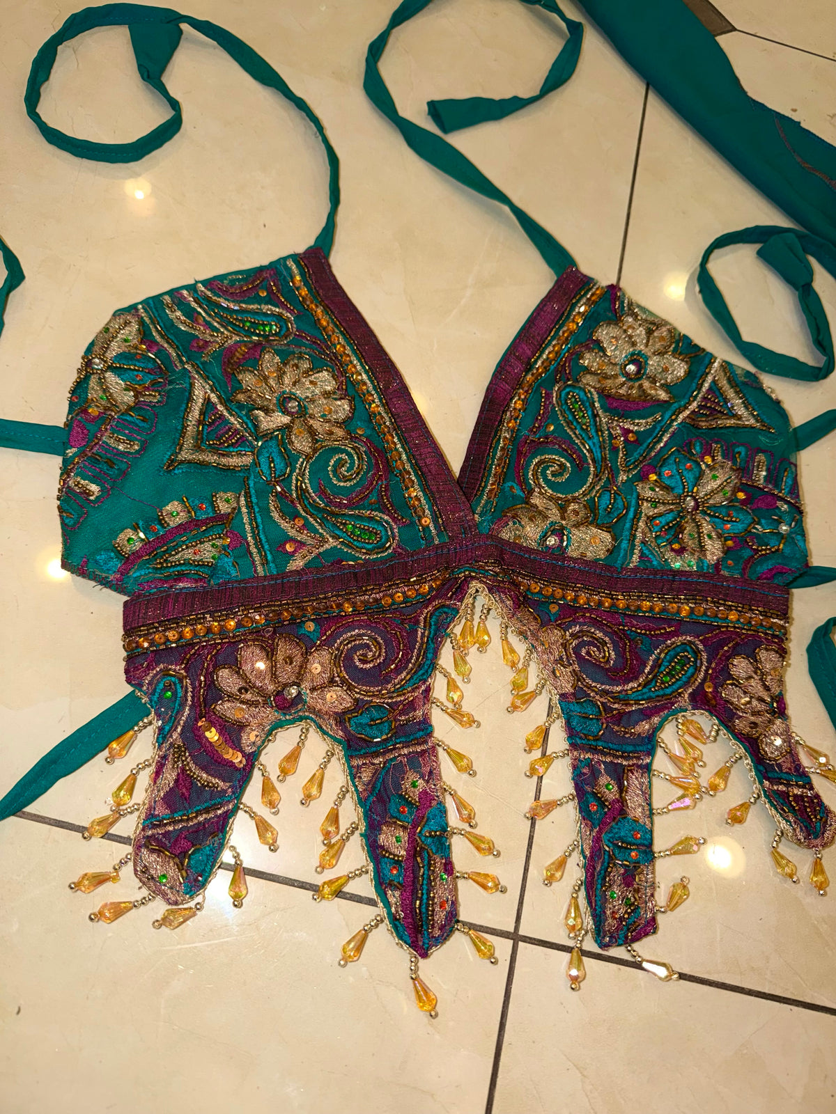 Blue Lotus Butterfly Top