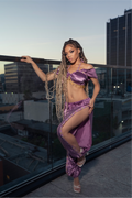 Lilac Silk Jasmine Set