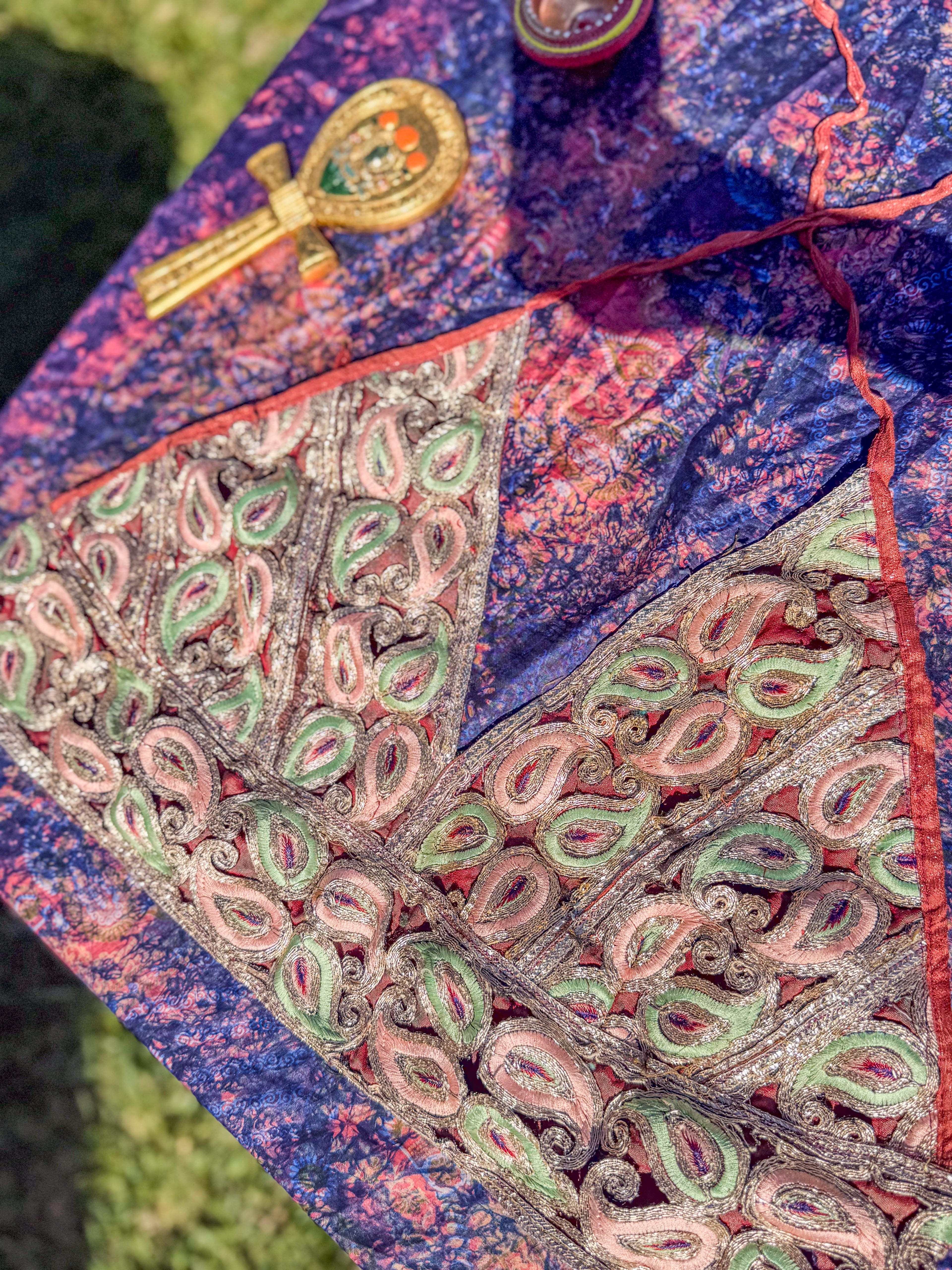 Paisley Garden halter top size L