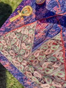 Paisley Garden halter top size L