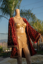 Load image into Gallery viewer, Ruby Excellence Velvet Kimono
