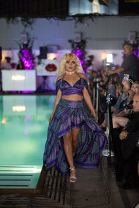 Purple Kaleidoscope Bollywood Set