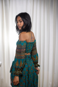 Bohemian Turquoise Bollywood Set