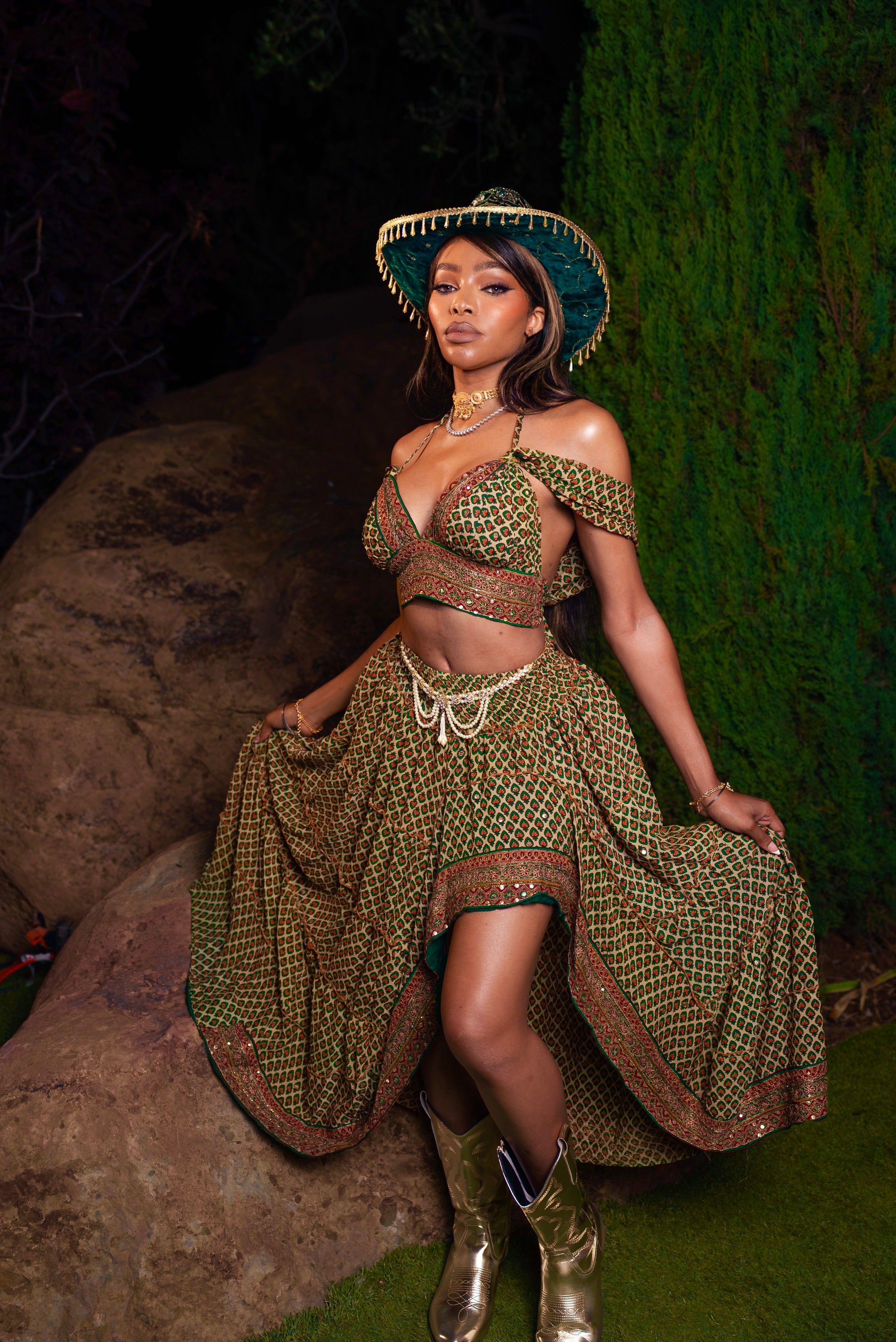 Emerald Bohemia Bollywood Set