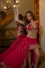 Load image into Gallery viewer, Fuscia Lotus Bollywood Set
