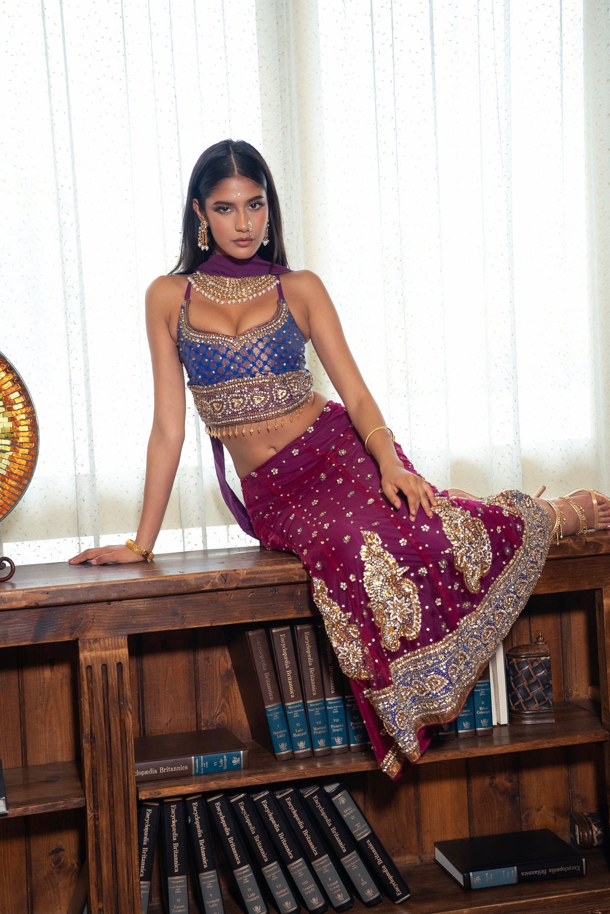 Amethyst Sapphire Mermaid Set
