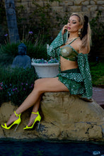 Load image into Gallery viewer, Emerald Enchantment Ruffle Mini Skirt Set
