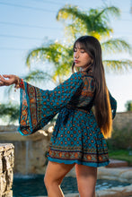 Load image into Gallery viewer, Aztec Azula Mini Babydoll Dress
