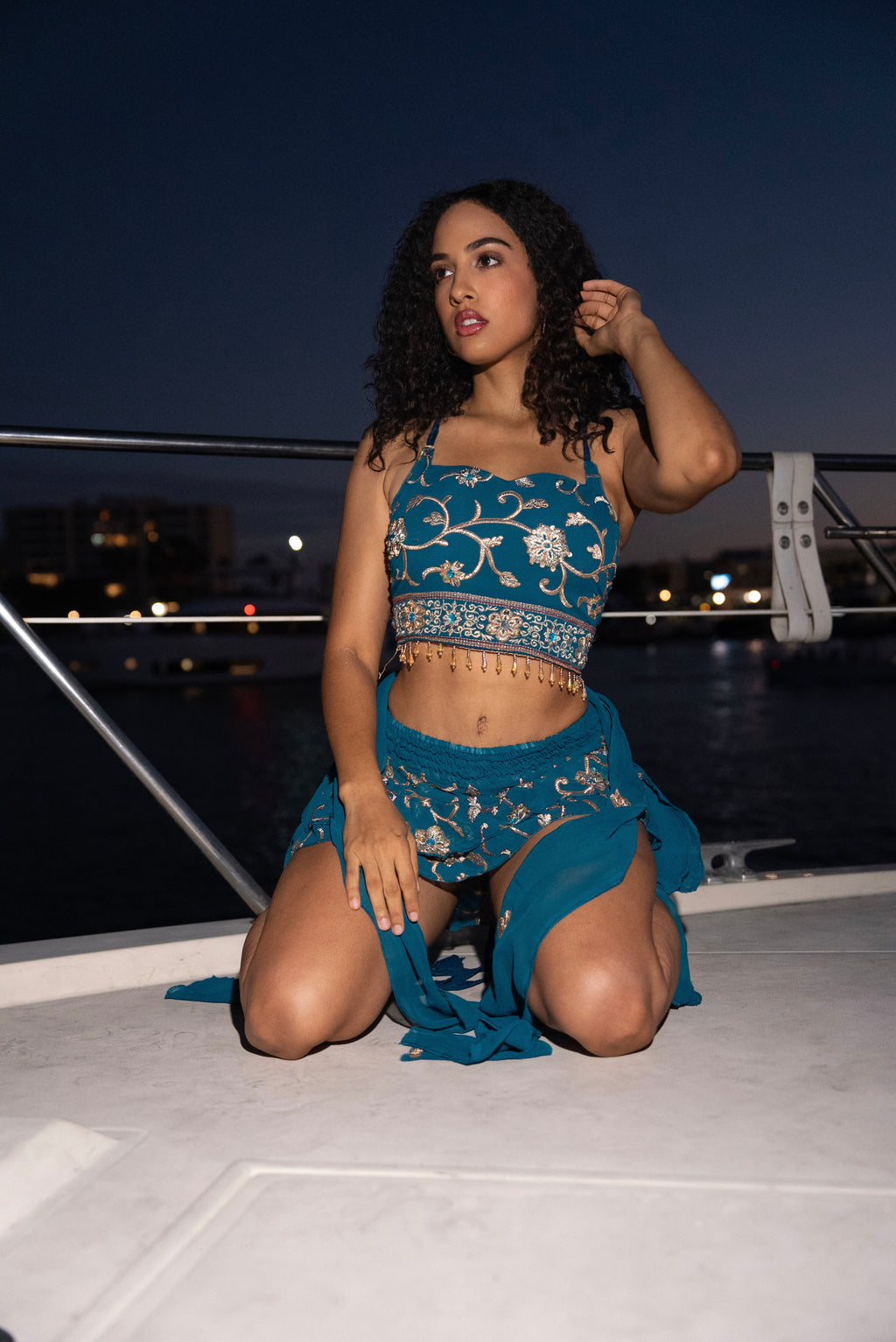 Blue Lotus Shakti Mini Skirt Set