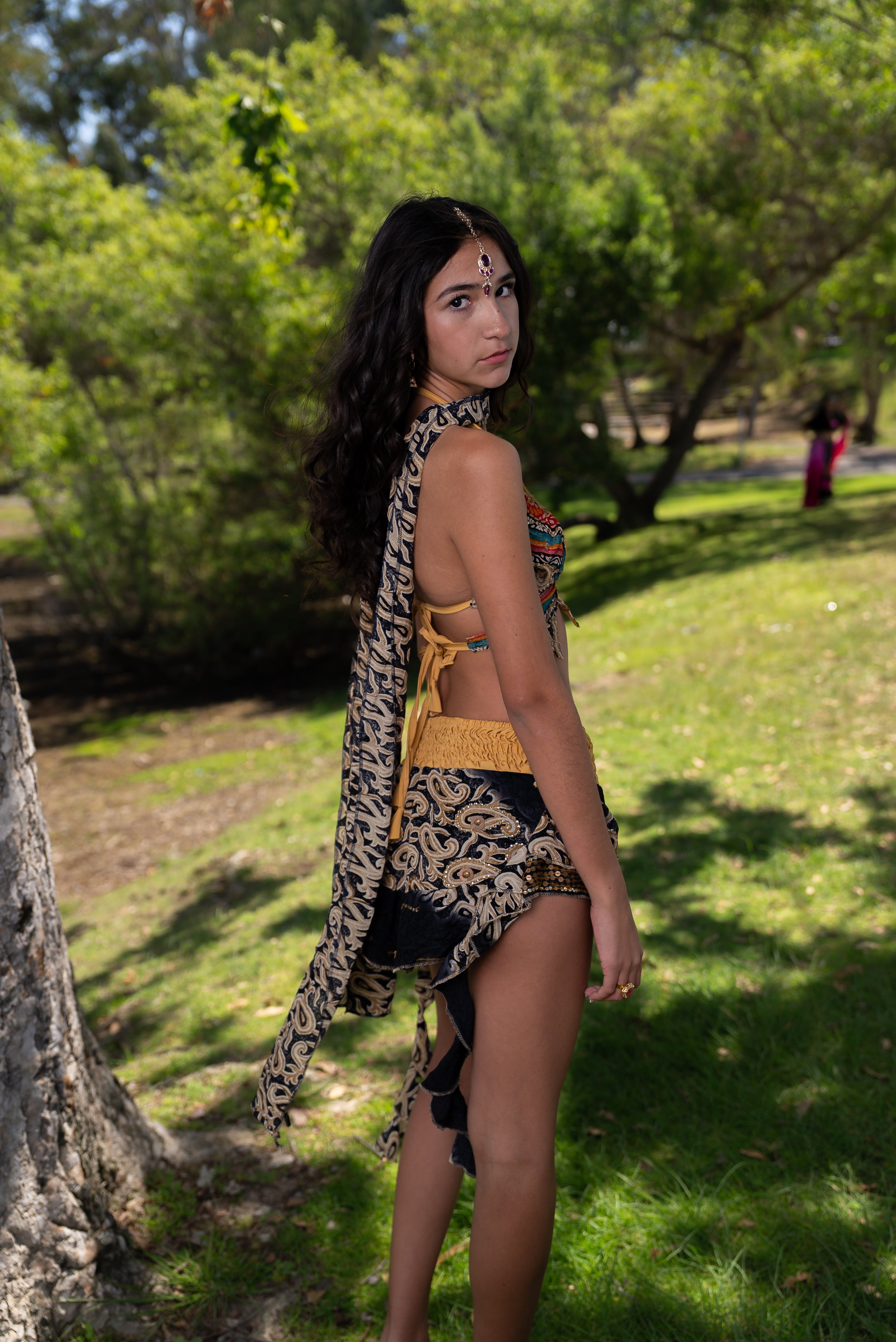 Bohemian rainbow Shakti set