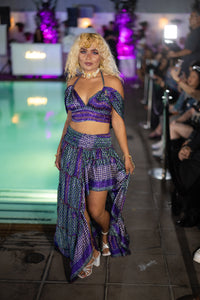 Purple Kaleidoscope Bollywood Set