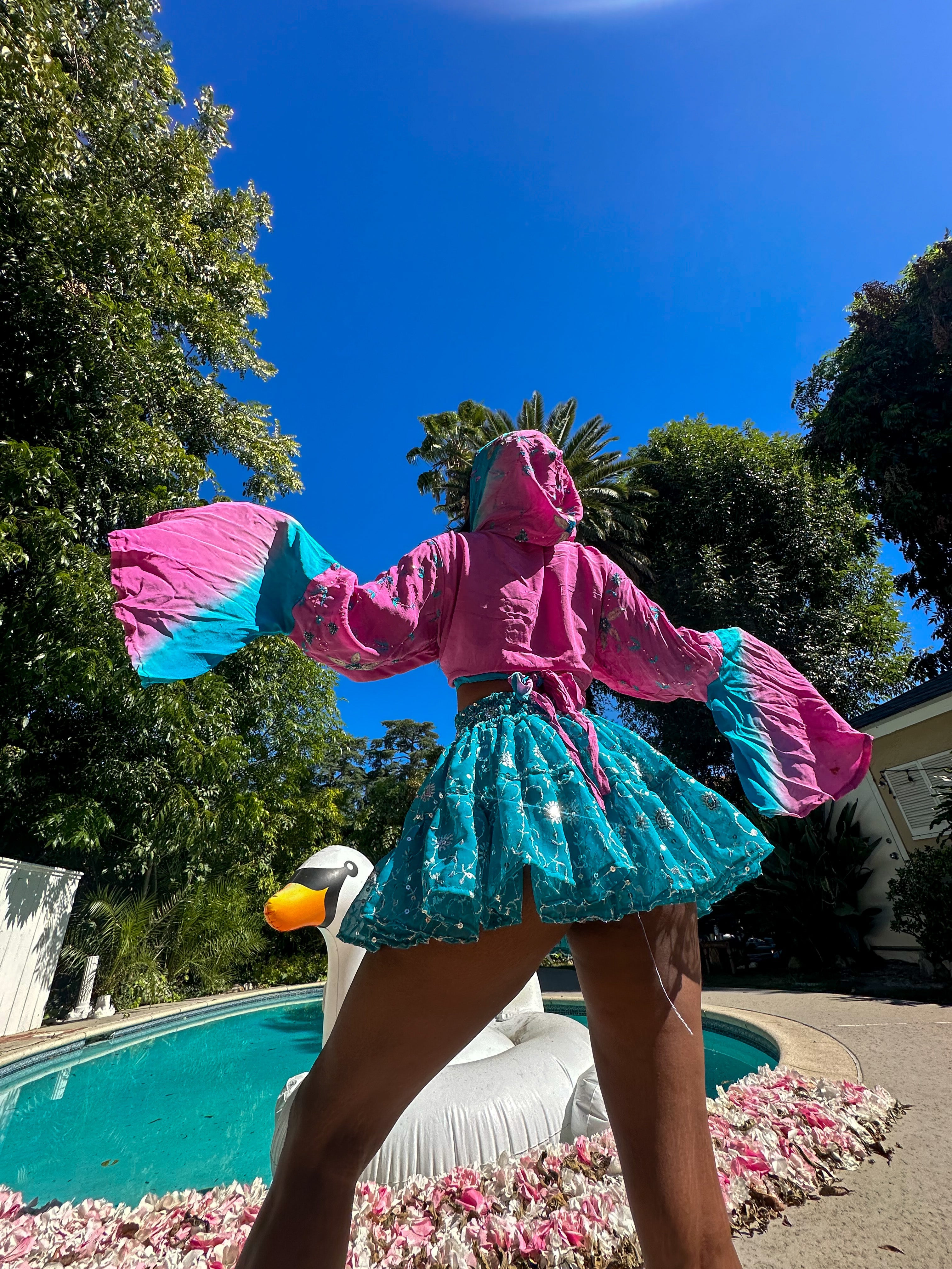 sky princess micro mini skirt