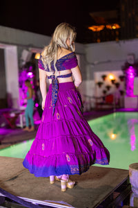 Purple Moonlight Bollywood Set