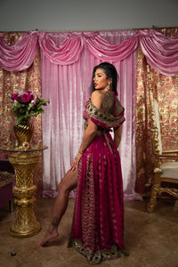Fuscia Lotus Goddess Set