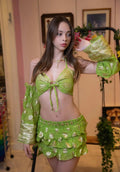 Pixie Fairy Ruffle Mini Skirt Set