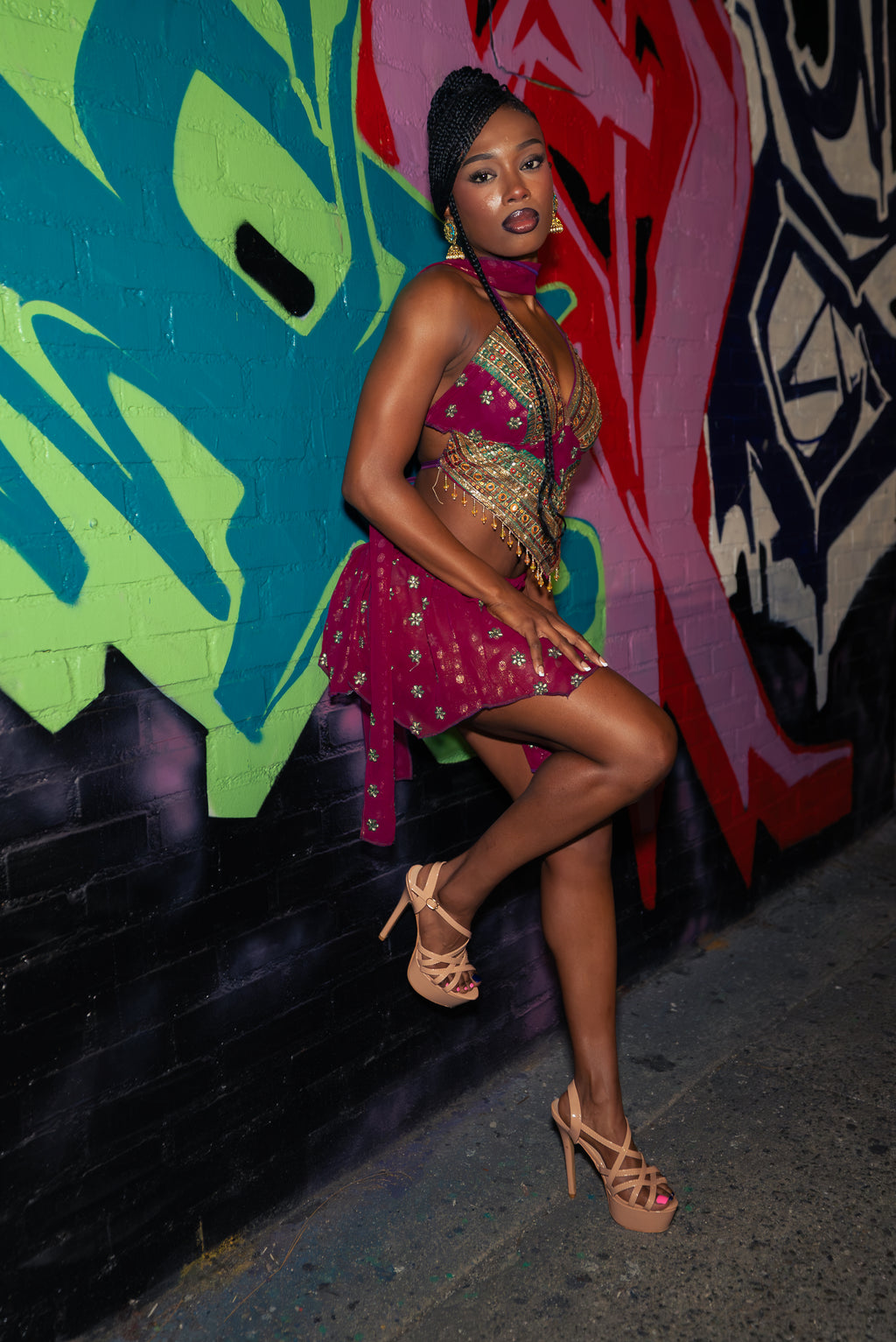 Divinity Rose Lotus Mini Skirt Set