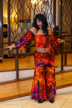 Load image into Gallery viewer, Passionfruit Fire Sharara Pants Set
