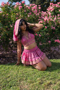 Bohemian Aurora Mini Gehr Skirt Set