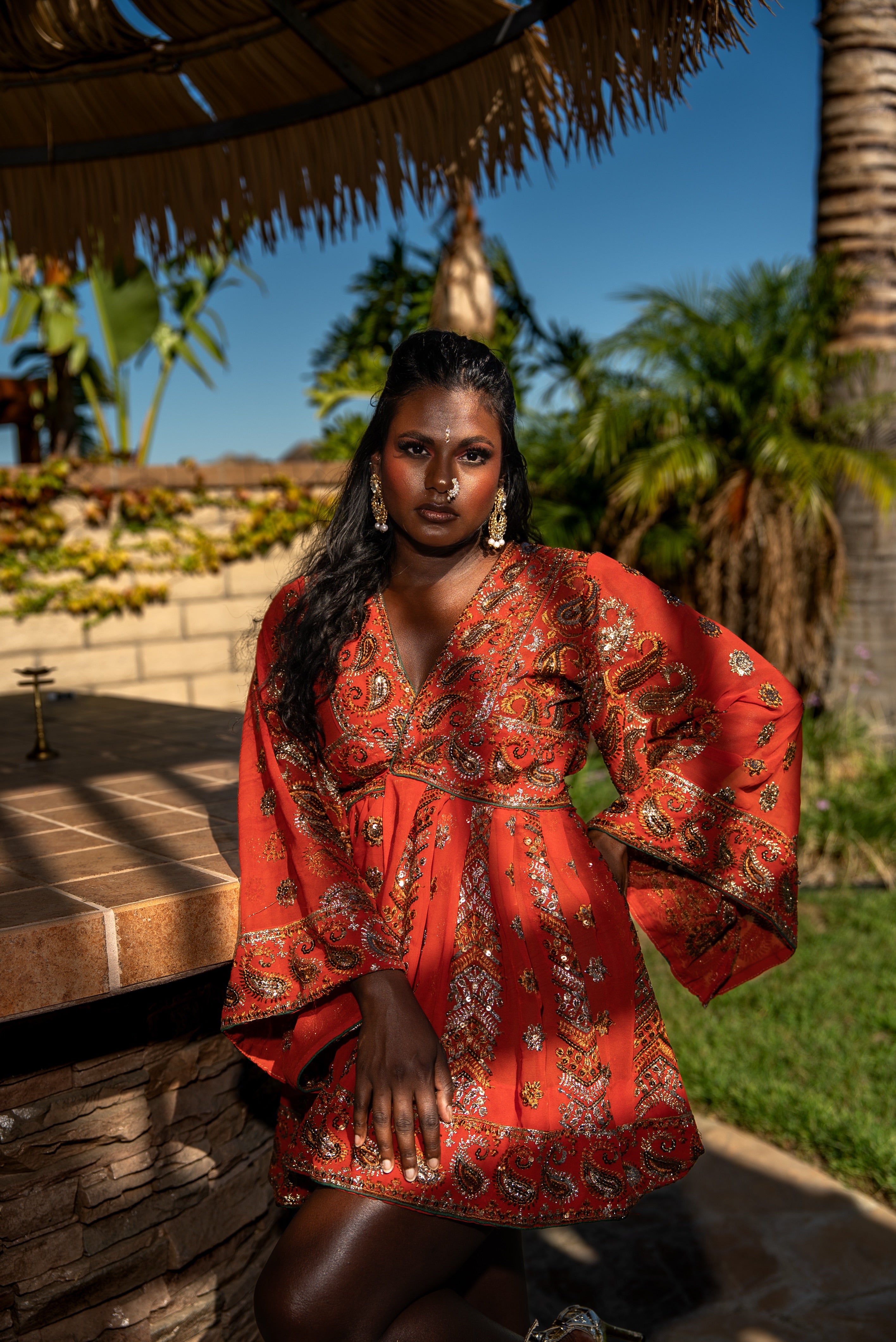 Fire Queen Babydoll Dress
