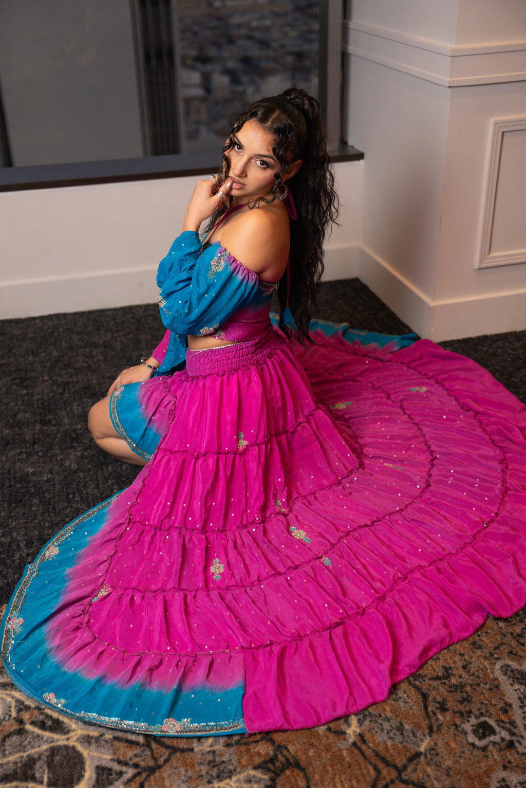 Mermaid Princess Bollywood Set
