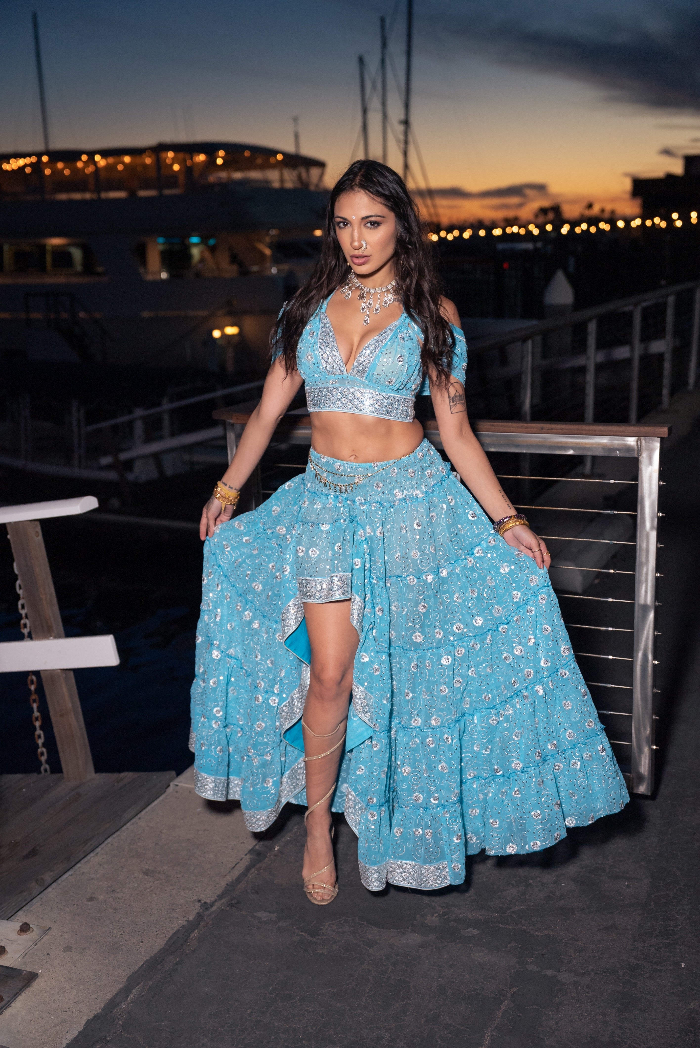 Queen of Diamonds Bollywood Set