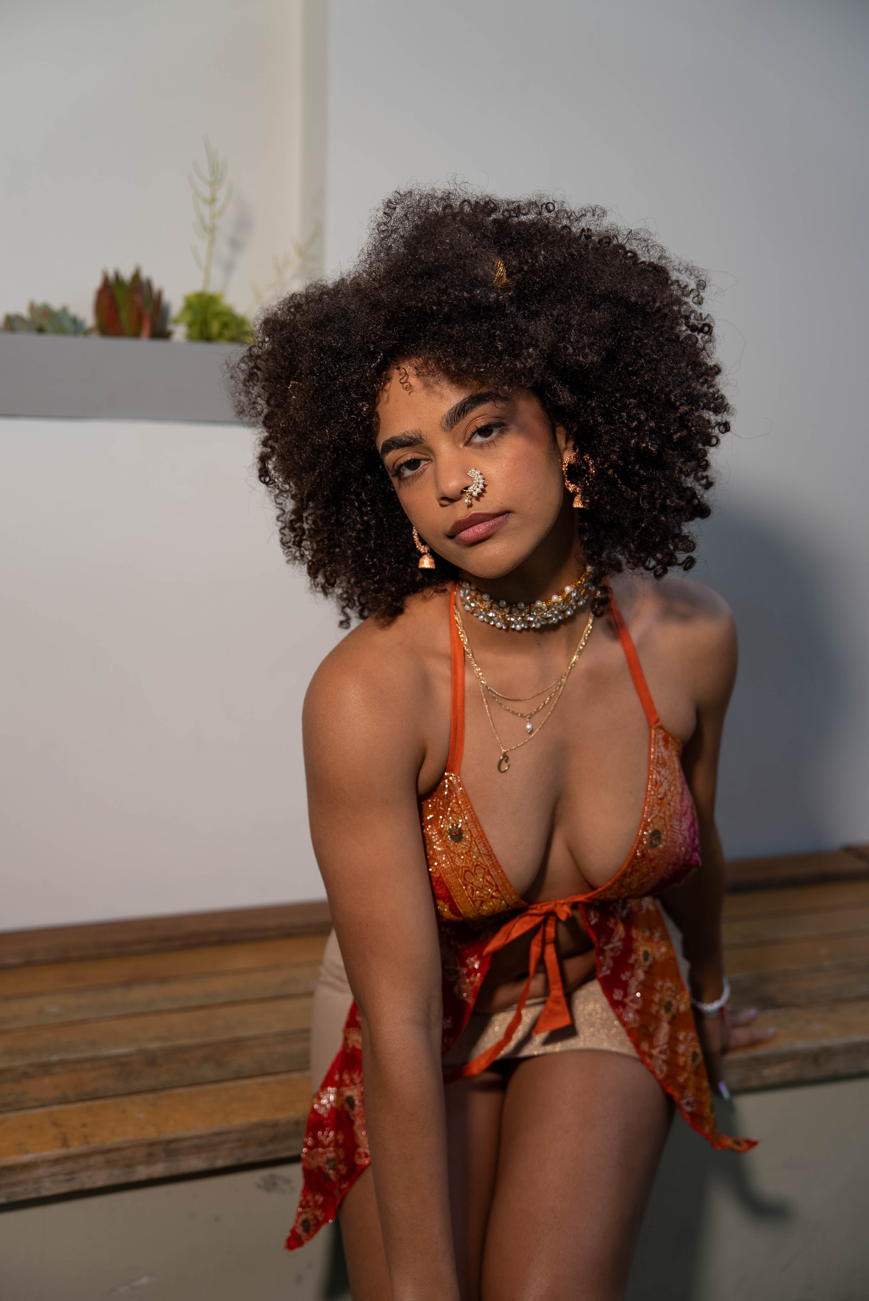Kundalini Fire pixie wing top