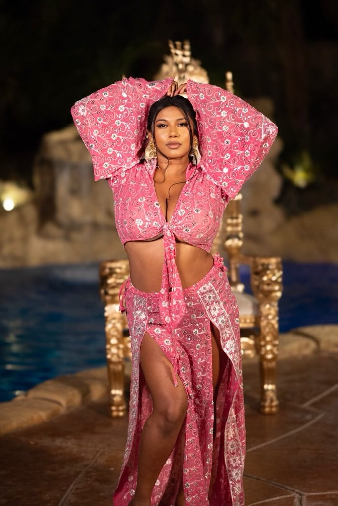 Pink diamonds goddess set