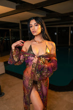 Load image into Gallery viewer, Forbidden Garden Hoodie Kimono
