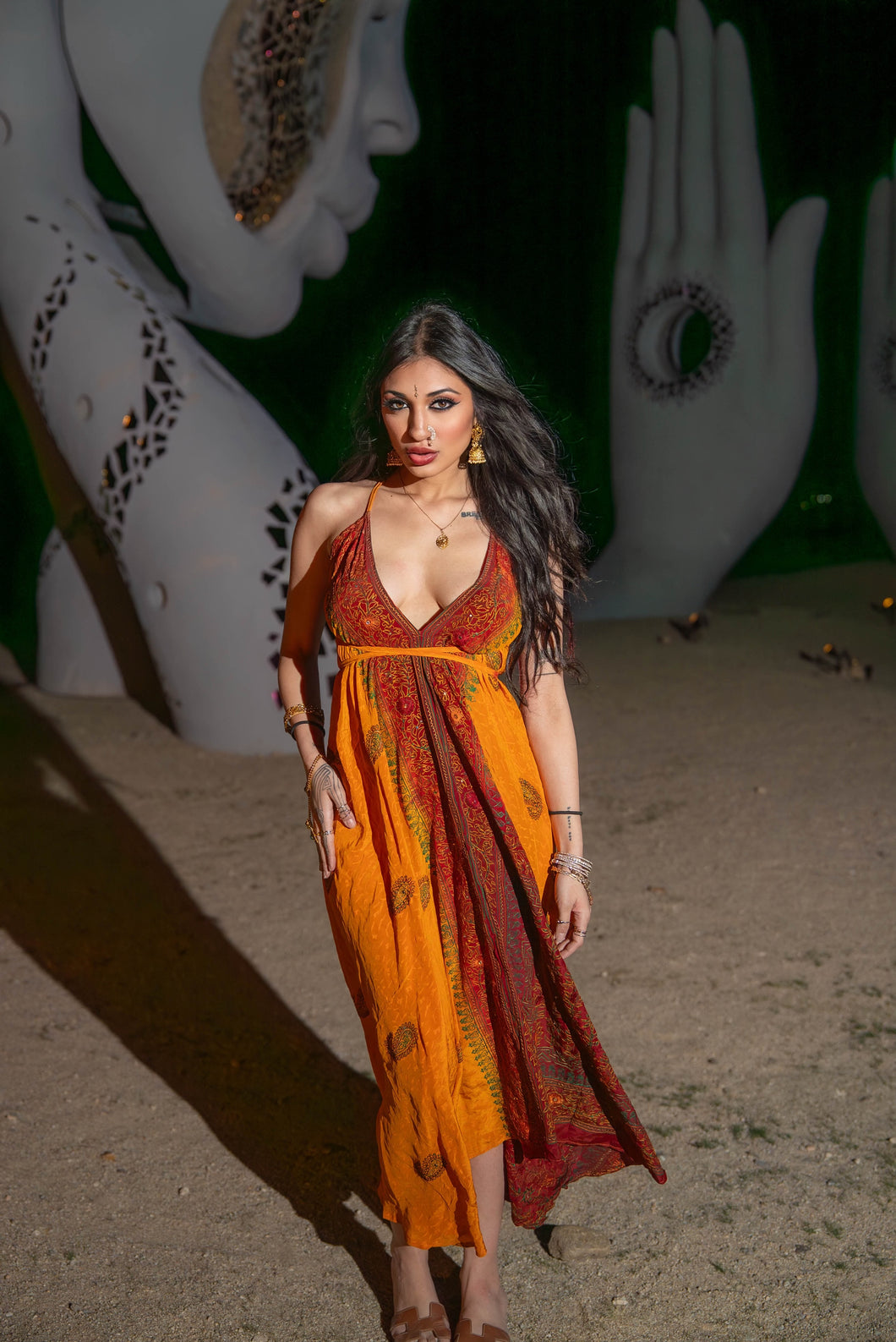 Bohemian Fire Magic Dress