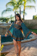 Load image into Gallery viewer, Aztec Azula Mini Babydoll Dress
