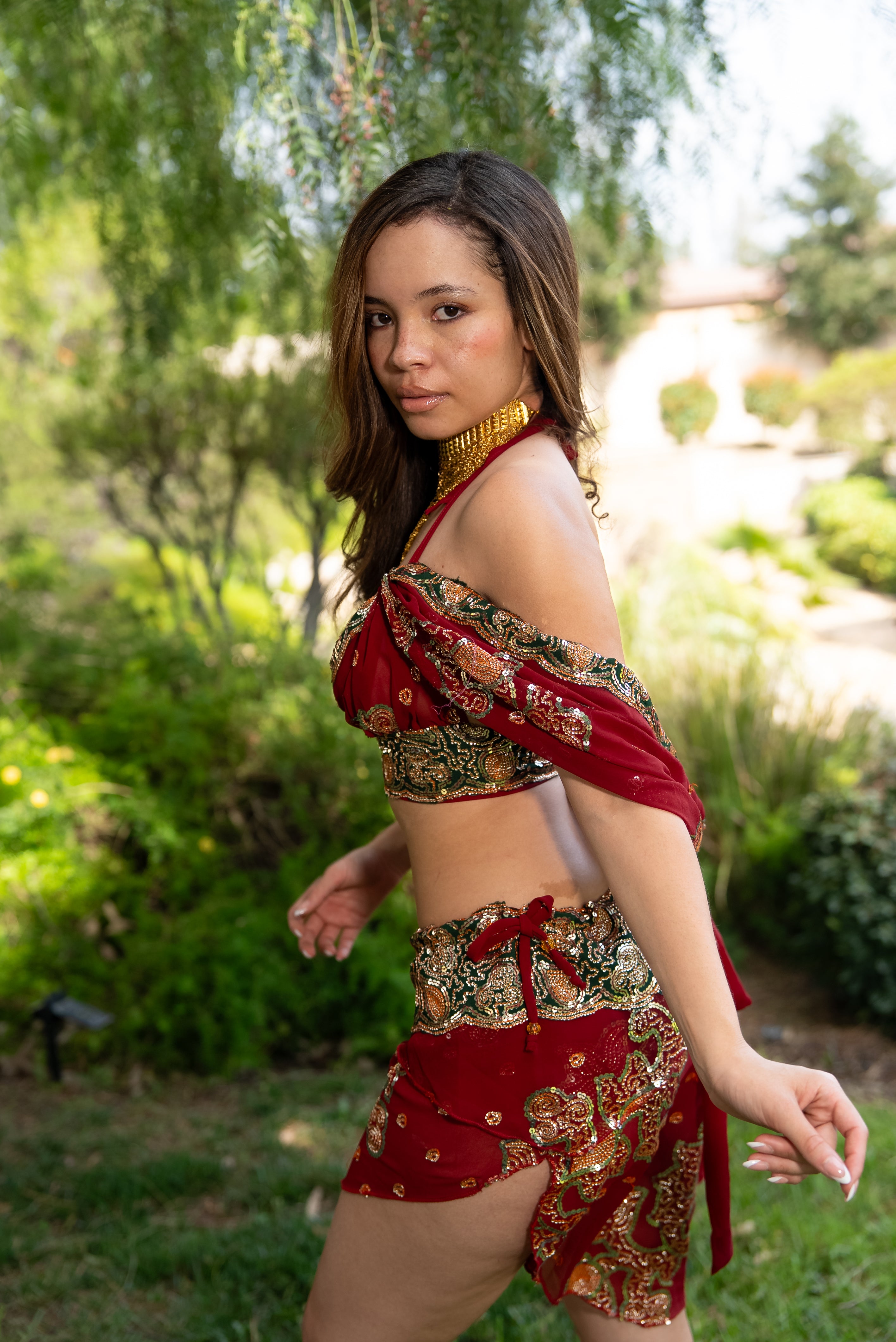 Midnight maroon fairy set