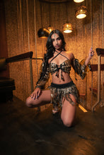 Load image into Gallery viewer, Golden Moonlight Jungle Skirt Set
