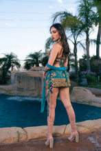 Load image into Gallery viewer, Blue Moonstone Lace up Mini Skirt Set
