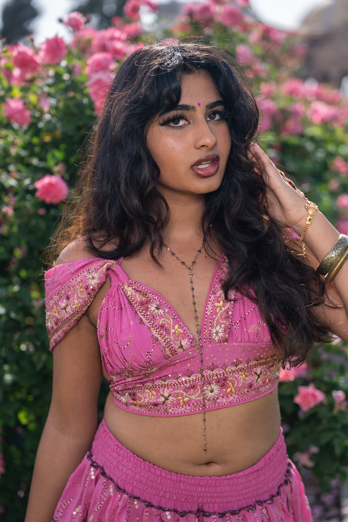 Bohemian Aurora Mini Gehr Skirt Set