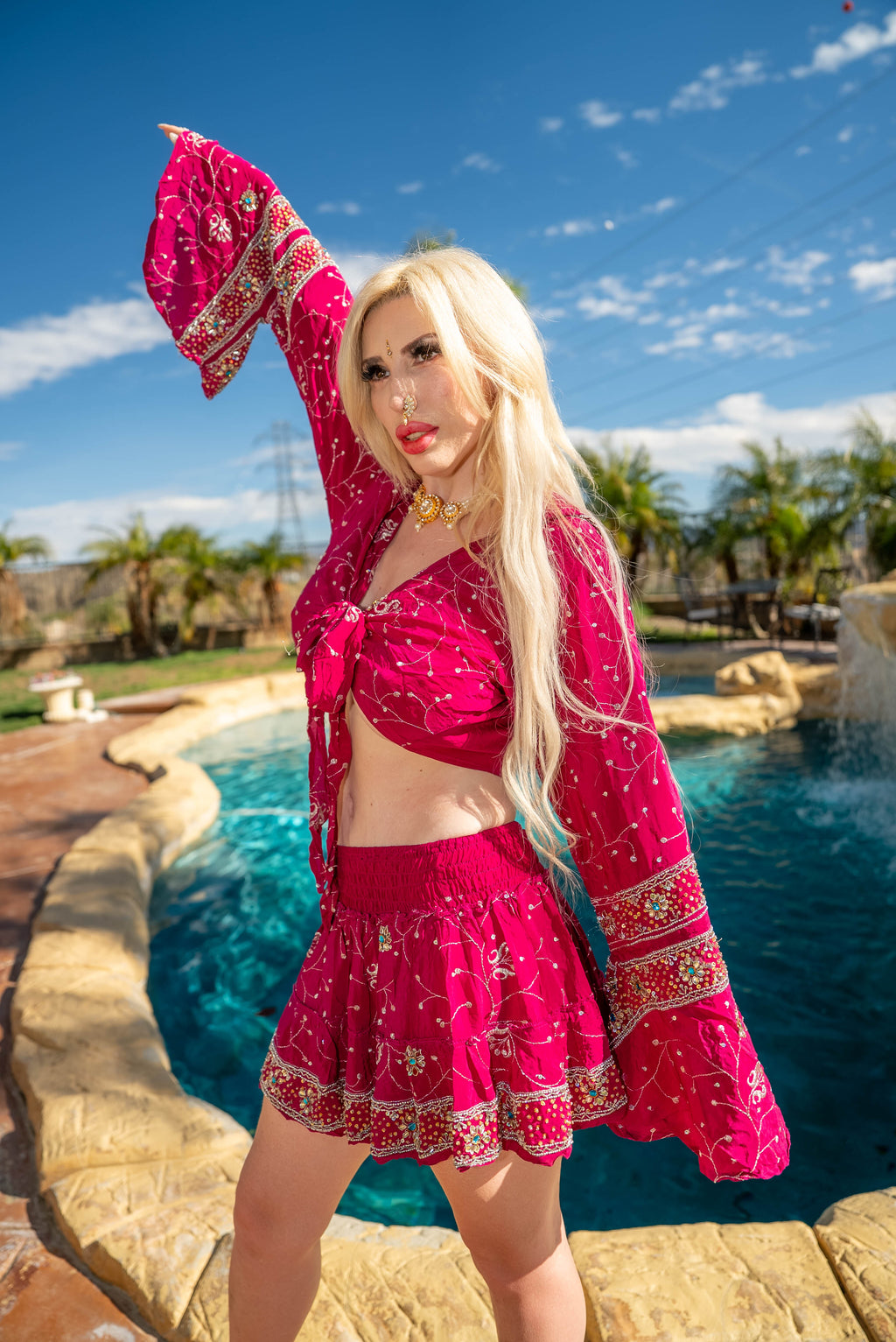 Love Potion Micro Mini Gehr Skirt Set
