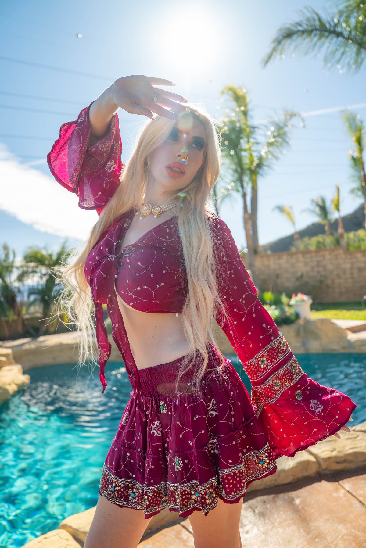 Love Potion Micro Mini Gehr Skirt Set