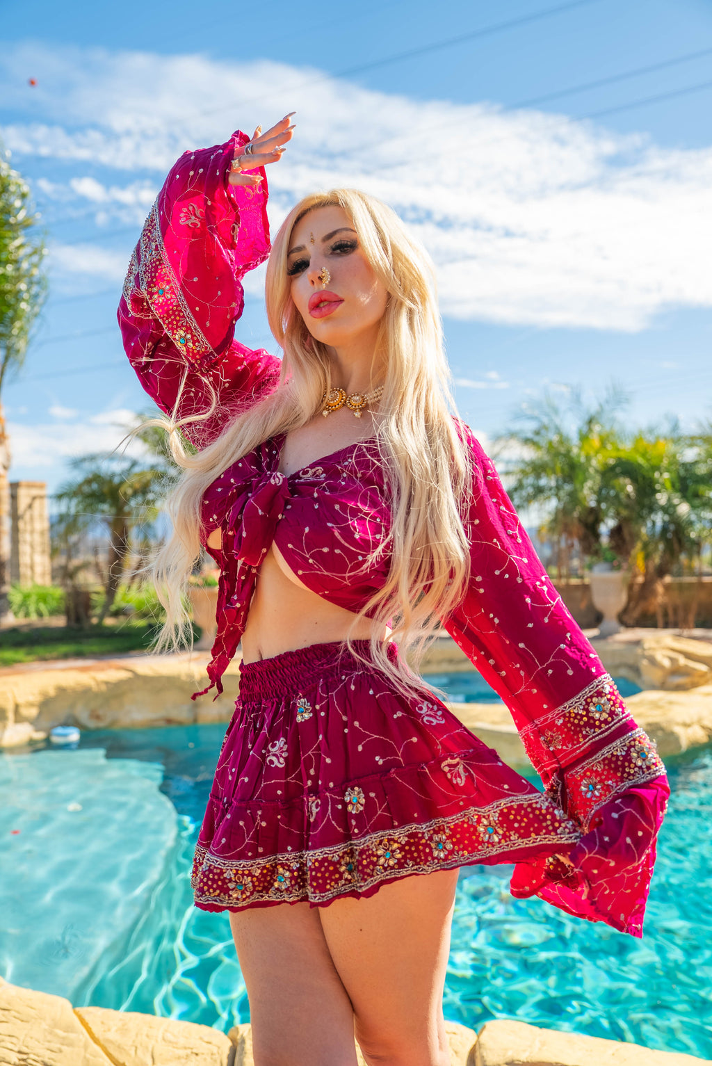 Love Potion Micro Mini Gehr Skirt Set