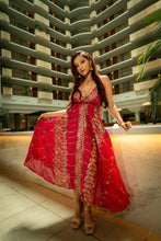 Load image into Gallery viewer, Golden Fuscia Magic Dress
