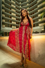 Load image into Gallery viewer, Golden Fuscia Magic Dress
