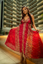 Load image into Gallery viewer, Golden Fuscia Magic Dress
